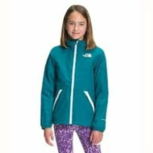 The North Face Girls Warm Storm Rain Jacket Deep Lagoon small (7/8) Fall Fleece